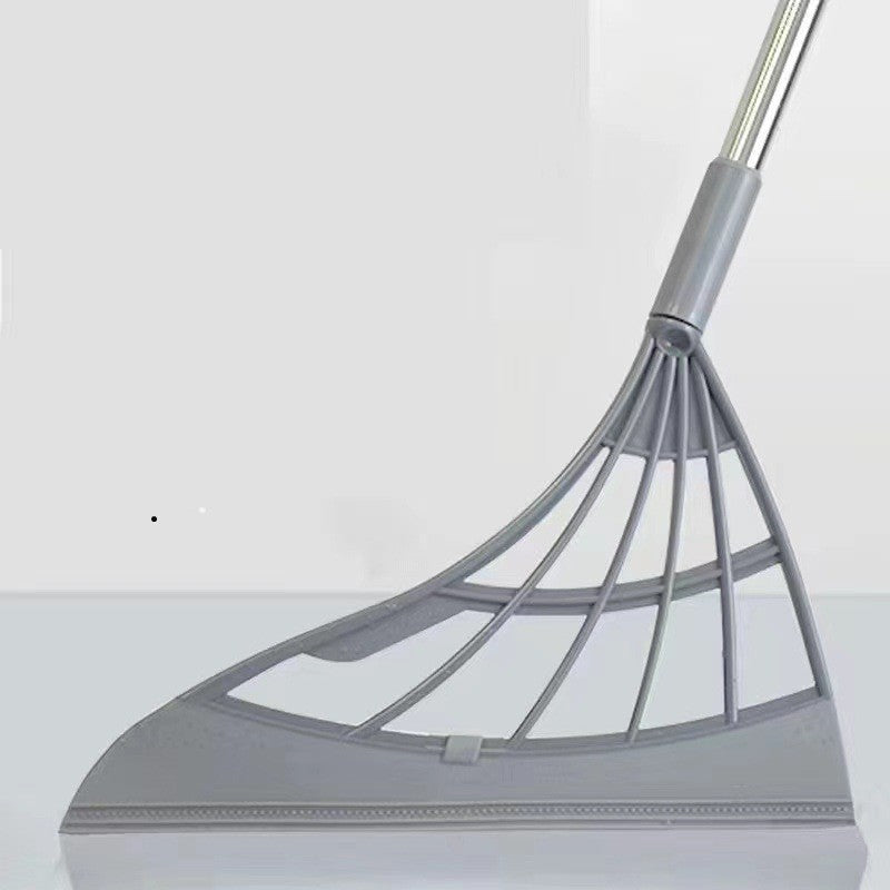 Set matura, faras cu coada si matura silicon, Flippy, Pentru uz casnic, Plastic/Otel, Gri, 90 x 72 x 100 cm-1