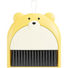 Set Matura si Faras, Flippy, Pentru Birou, din PP, Model Ursulet, 23.5 x 18 cm, Galben-0