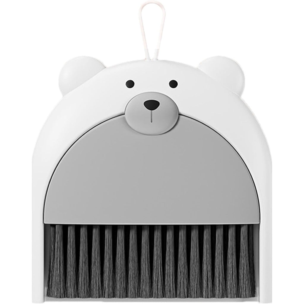 Set Matura si Faras, Flippy, Pentru Birou, din PP, Model Ursulet, 23.5 x 18 cm, Gri-0