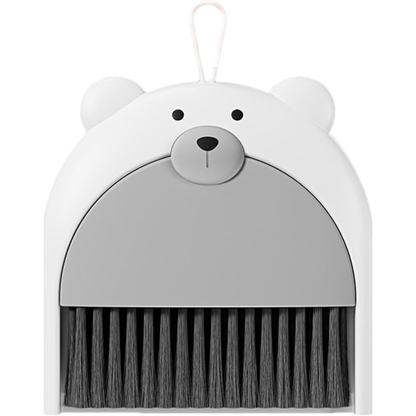 Set Matura si Faras, Flippy, Pentru Birou, din PP, Model Ursulet, 23.5 x 18 cm, Gri-0