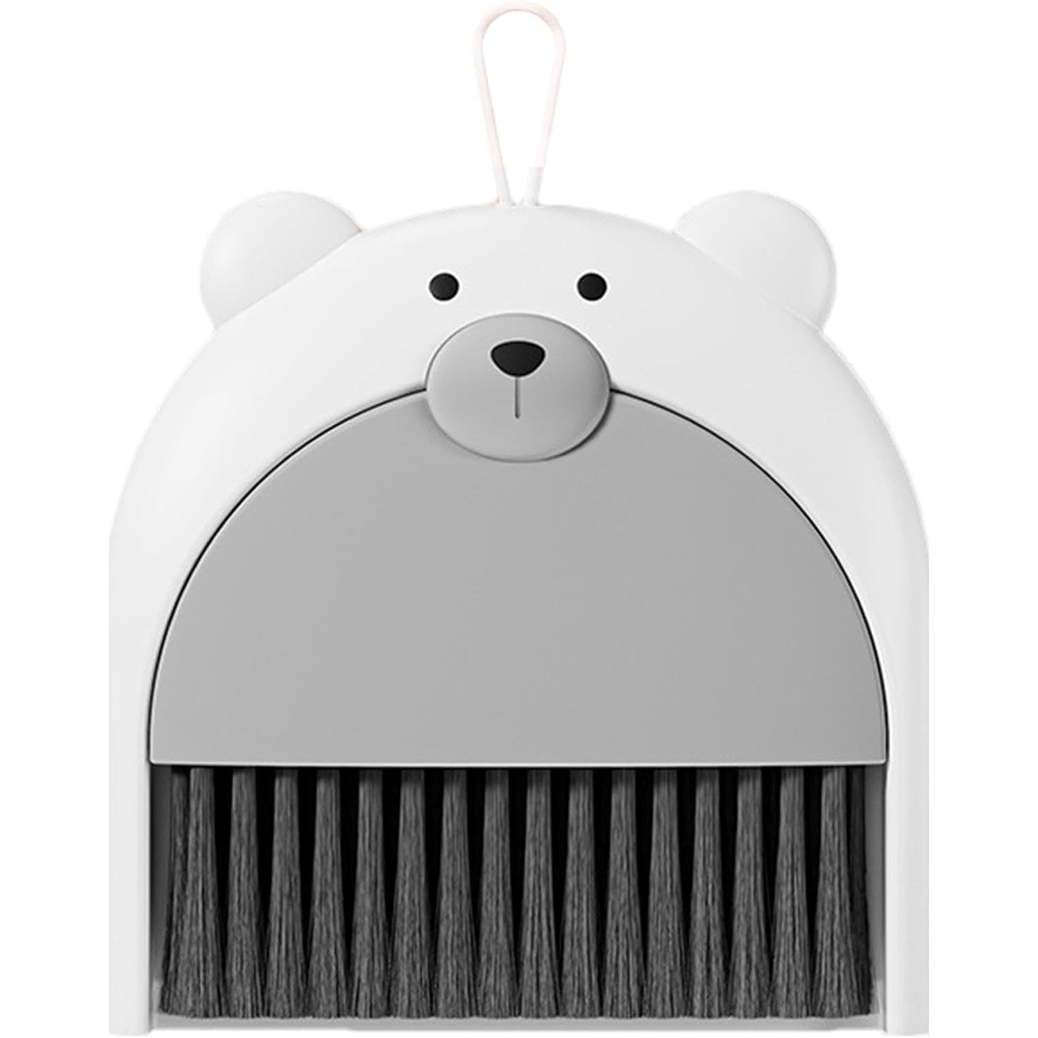 Set Matura si Faras, Flippy, Pentru Birou, din PP, Model Ursulet, 23.5 x 18 cm, Gri-0
