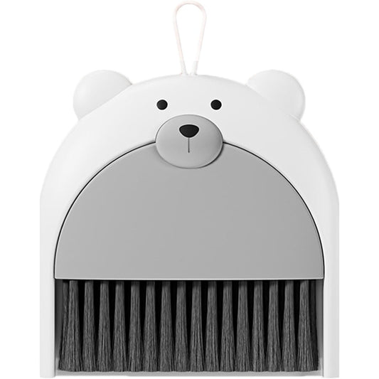 Set Matura si Faras, Flippy, Pentru Birou, din PP, Model Ursulet, 23.5 x 18 cm, Gri-0