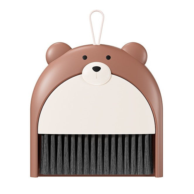 Set Matura si Faras, Flippy, Pentru Birou, din PP, Model Ursulet, 23.5 x 18 cm, Maro-0