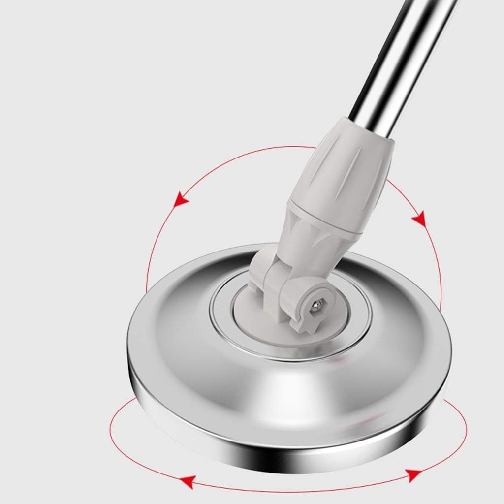Set mop rotativ cu galeata Flippy, material plastic si microfibra, rezistent, cu dop scurgere, vas detasabil, pentru interior, capacitate 8 l, negru/rosu-3