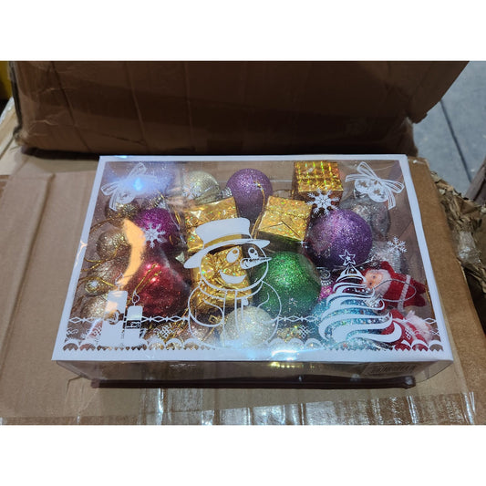 Set Ornamente Brad, Multicolor, Model 2-1
