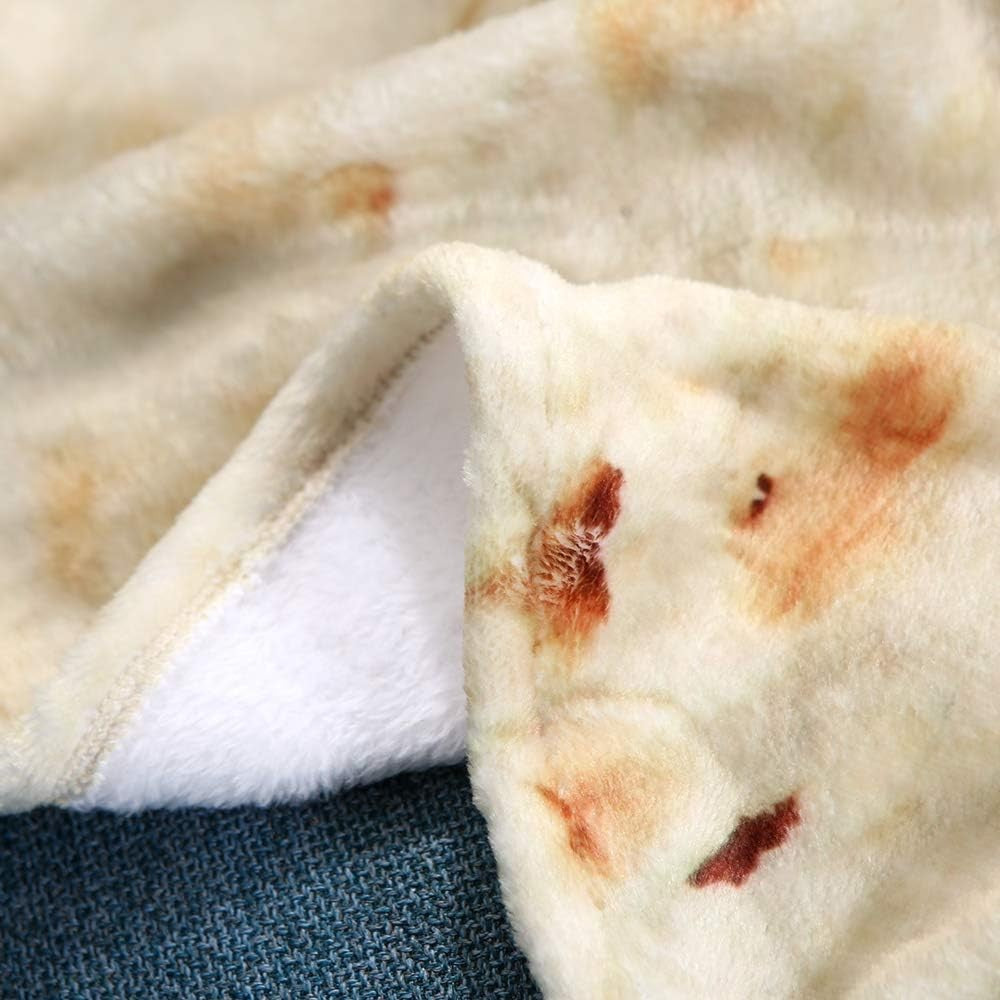 Set patura flanel si caciula Flippy, forma lipie, pentru nou-nascuti, material poliester, 85 cm, crem-2