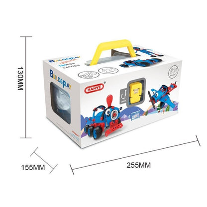 Set pentru construit masini, Flippy, Educativ si creativ, 134 piese-2