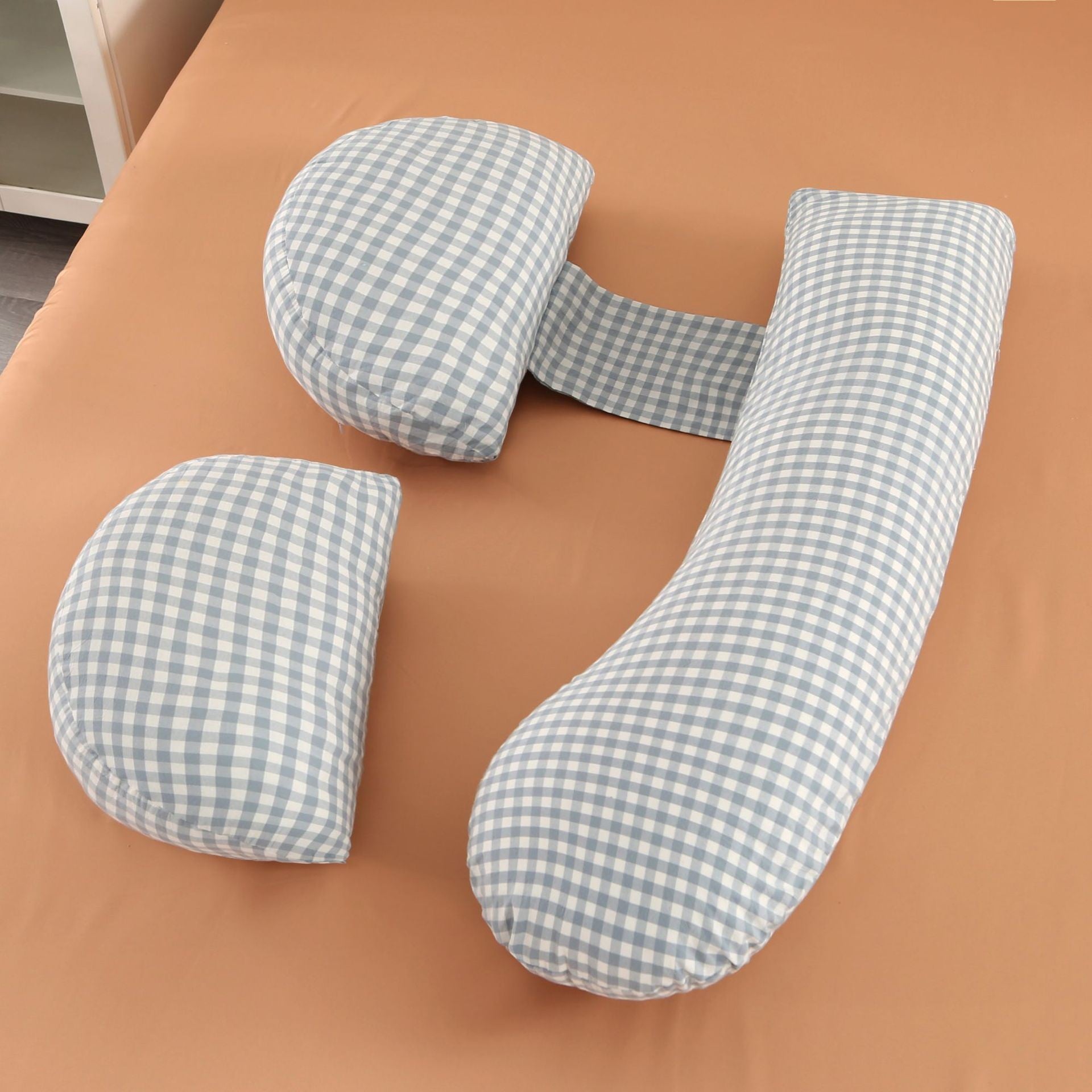 Set Perna pentru Gravide, Flippy, Husa Detasabila, Spuma Moale, Utilizare in Forma H si U, Reglabila, Latime Ajustabila, Proactive, Albastru-3