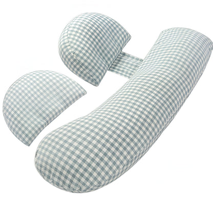 Set Perna pentru Gravide, Flippy, Husa Detasabila, Spuma Moale, Utilizare in Forma H si U, Reglabila, Latime Ajustabila, Proactive, Albastru-0