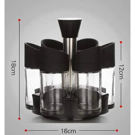 Oferta Specială 3 în 1: Pulverizator pentru Ulei și Oțet + Suport Condimente Rotativ + Suport Uscare Vase
