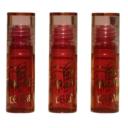 Set Rujuri de Buze Mate, KEVIN &amp; COCO, Be Mine 3 Culori, Lip-Gloss, 11 x 7.3 x 2.7cm, Roz, Varianta A-6