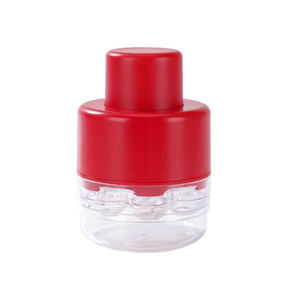 Aparat de Scos Samburi, Flippy, Manual, cu 6 Gauri, pentru Cirese, Rosu-0