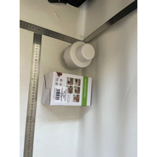 Aparat de Scos Samburi, Flippy, Manual, cu 6 Gauri, pentru Cirese, Alb-1