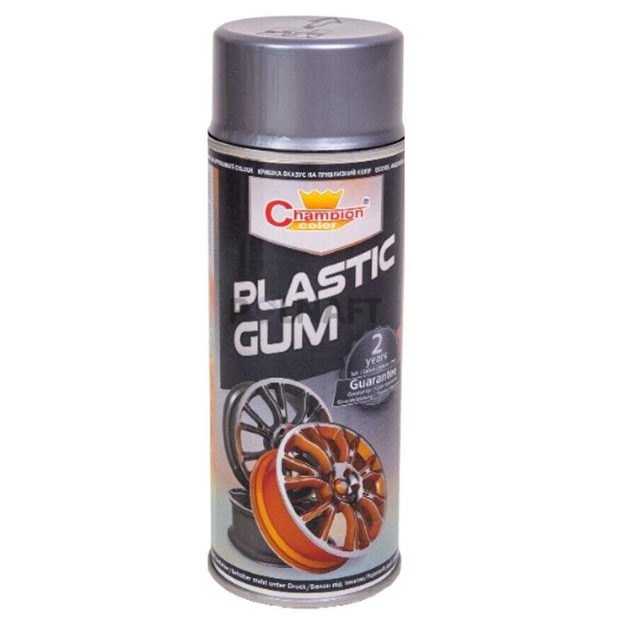 Spray Vopsea Cauciucata pentru Jante, culoare Argintiu, 400ml, Champion Color-1