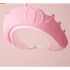 Protectie Baie Pentru Copii Impotriva Samponului, Fippy, Model Coroana, Dimensiune ajustabila, Durabil, Usor de curatat, De protectie la dus, baie, TPE+PP, Roz-0