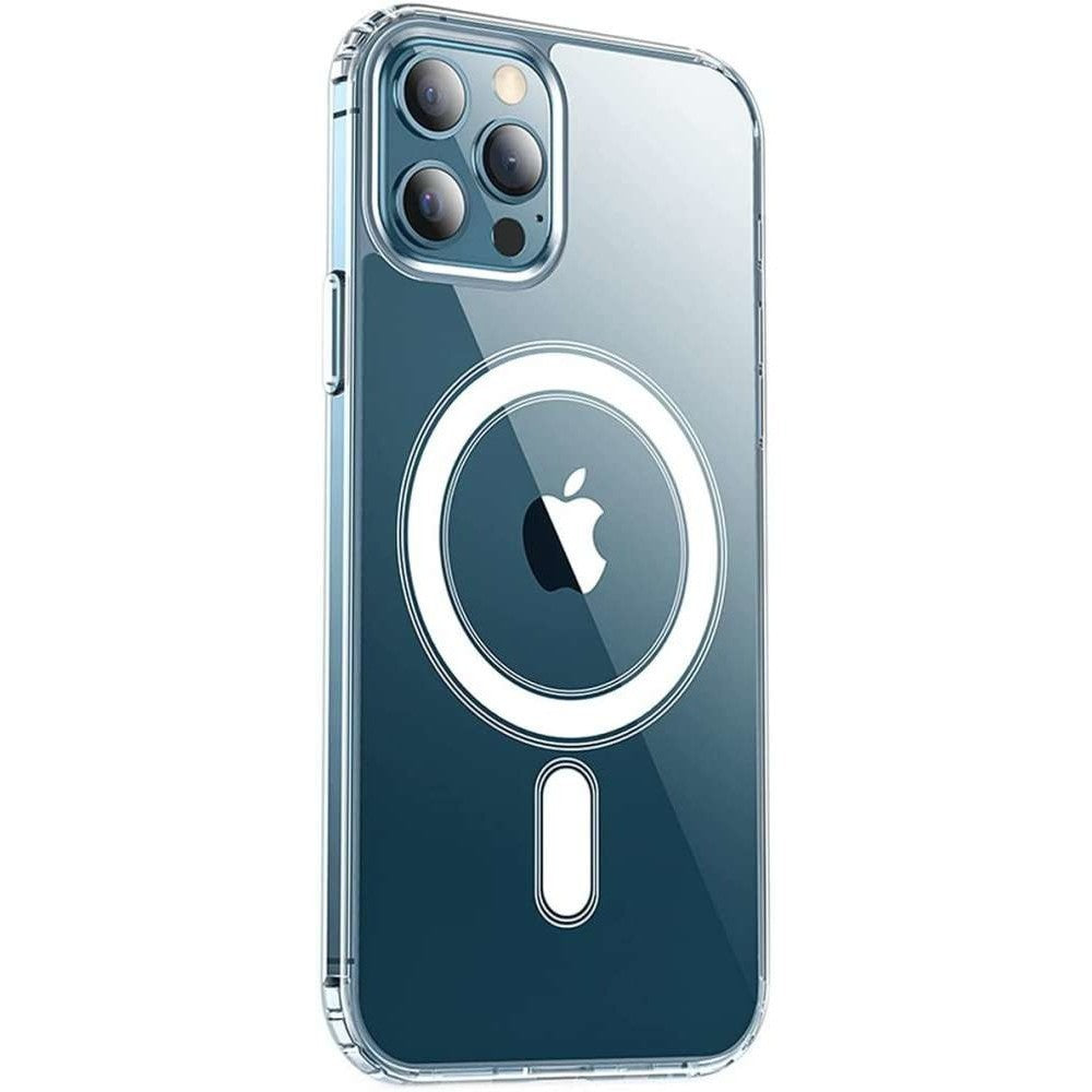 Husa protectie Flippy pentru iPhone 11 Mag Safe, 2 in 1 incarcare si magnet, Acril si Silicon, Transparenta-8