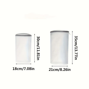 Sac Cilindric pentru Spalare Incaltaminte, Flippy, Dimensiuni Mici, pentru Masina de Spalat, 31x18x3 cm, Alb-0