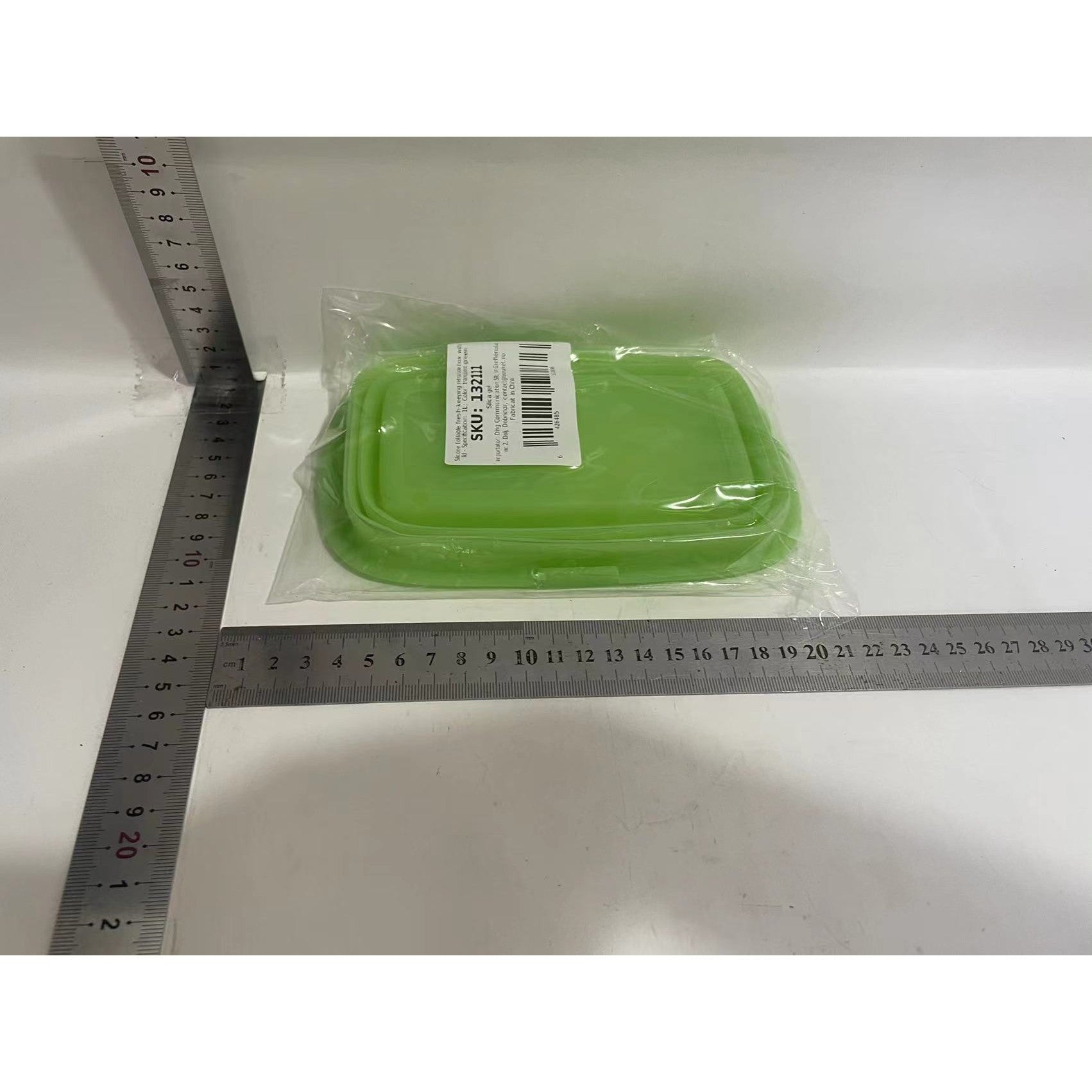 Caserola din silicon pliabila, Flippy, 1L, Verde-1