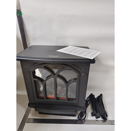 Aeroterma/Radiator Flippy, 1500/1200W, Model Semineu, cu Picioare, Negru-1