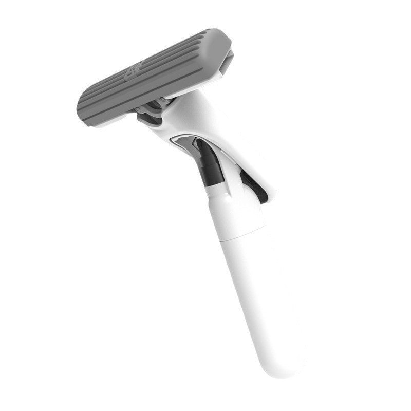 Set Mop Plat cu Pulverizare, Flippy, Recipient pentru Apa, Maner Scurt, Usor de Utilizat, Sistem de Stoarcere, 15.5x15.5x12.5 cm, Alb-0