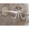 Suport Cuier pentru Perete, Flippy, Model Caracatita, Adeziv, Crem-0