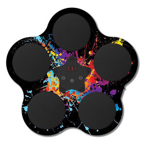 Jucarie de Boxat cu Muzica si Lumini, Flippy, Bluetooth, Incarcare USB, Aplicare cu Ventuze, 5 Tinte, 40x38x8 cm, 930 g, Negru-0