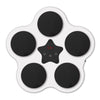 Jucarie de Boxat cu Muzica si Lumini, Flippy, Bluetooth, Incarcare USB, Aplicare cu Ventuze, 5 Tinte, 40x38x8 cm, 930 g, Alb-0