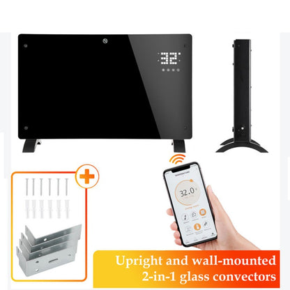 Convector Electric, 2000W, Wi-Fi, Termostat, afisaj LED, Touch Screen, Control din Telefon,-6