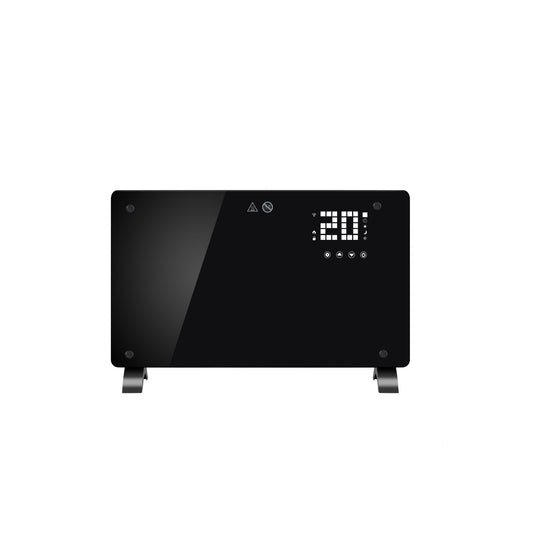 Convector Electric, 2000W, Wi-Fi, Termostat, afisaj LED, Touch Screen, Control din Telefon,-0