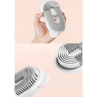 Sapuniera de Calatorie, Flippy, Suport pentru Sapun cu Scurgere a Apei, Recipient cu Capac Depozitare, Savoniera pentru Baie, 12.6x6.1x8.4cm, Alb-3