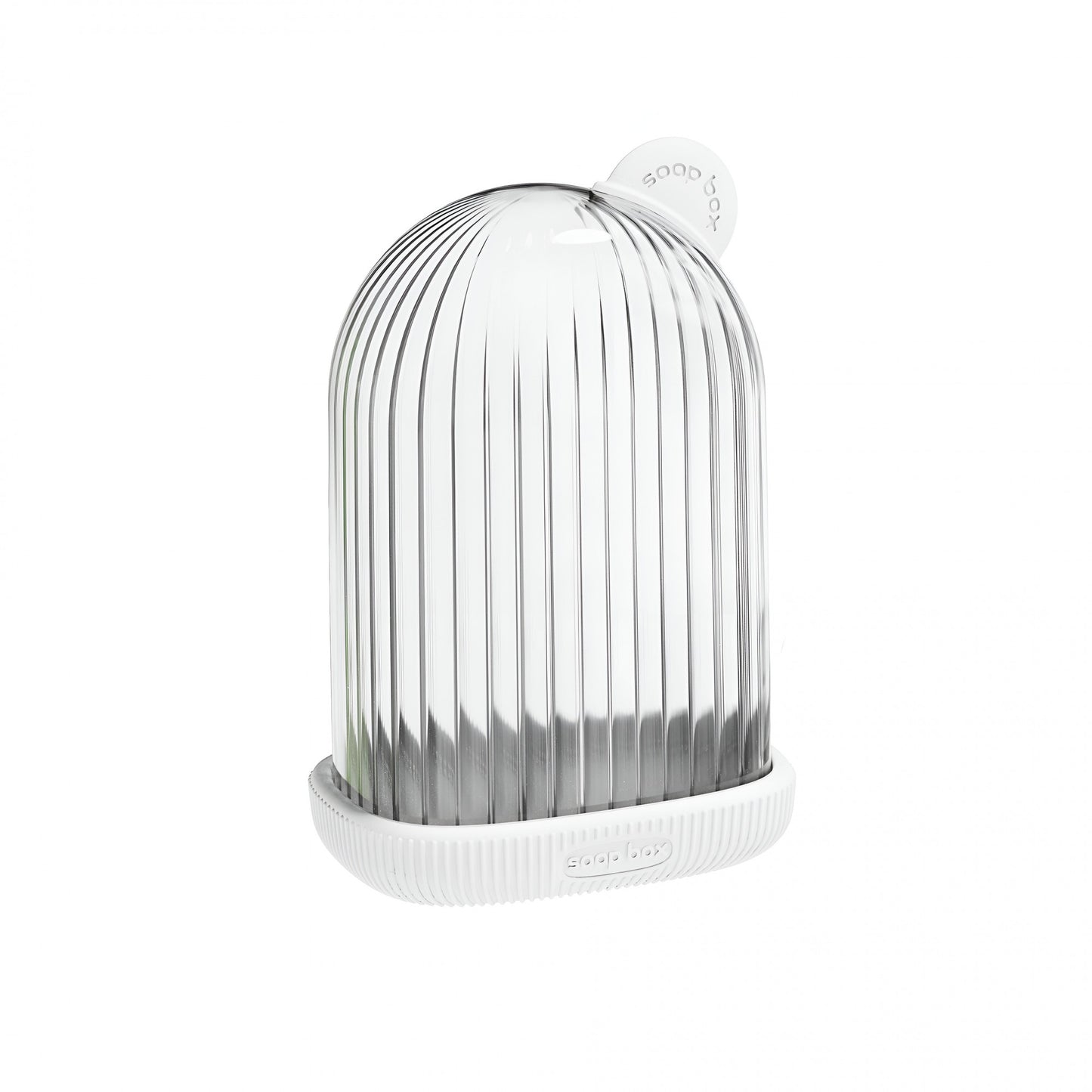 Sapuniera de Calatorie, Flippy, Suport pentru Sapun cu Scurgere a Apei, Recipient cu Capac Depozitare, Savoniera pentru Baie, 12.6x6.1x8.4cm, Alb-9