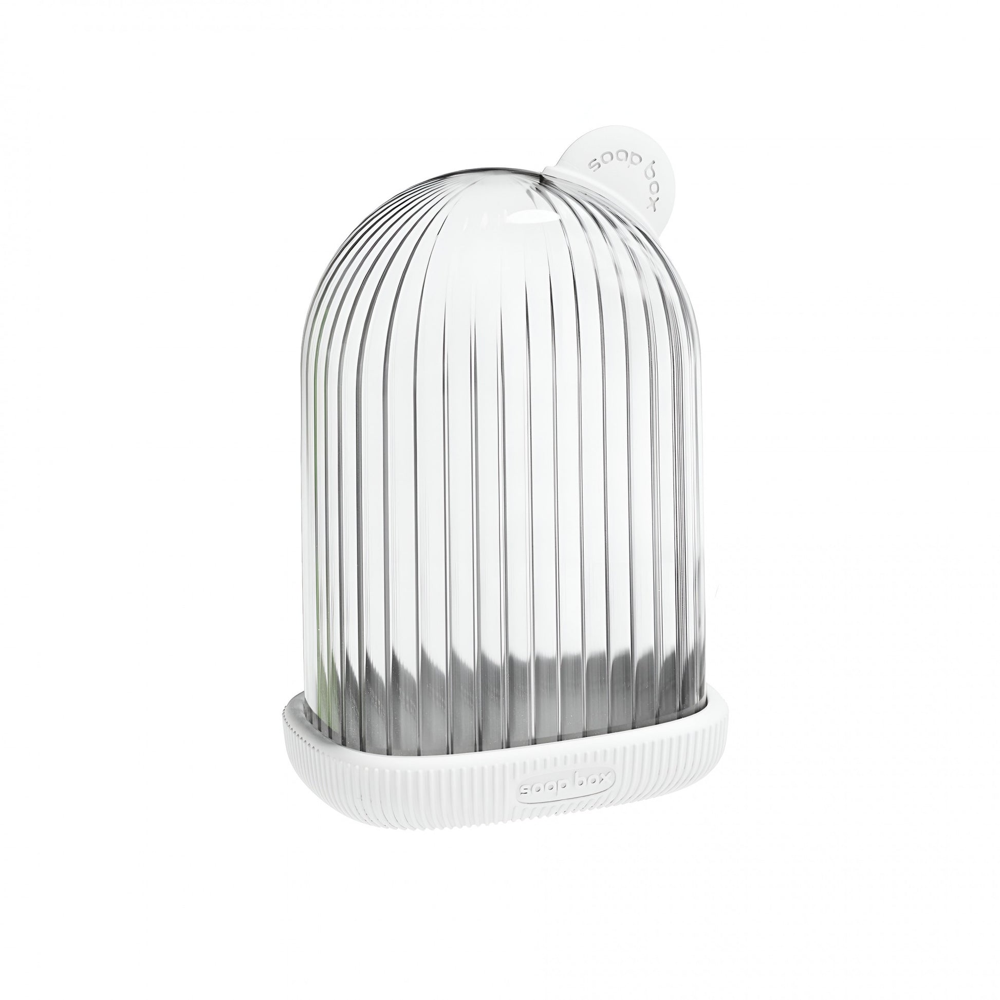Sapuniera de Calatorie, Flippy, Suport pentru Sapun cu Scurgere a Apei, Recipient cu Capac Depozitare, Savoniera pentru Baie, 12.6x6.1x8.4cm, Alb-9
