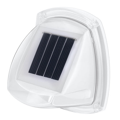 Lampa solara LED tip aplica pentru perete Flippy, 8.5 x 9 cm, 2V, ABS, 600mAh, rezistent la apa, material ABS, 8 LED-uri, alb rece-0
