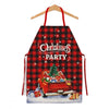 Sort de Bucatarie Decorativ, Flippy, Tema Craciun, 50 x 70 cm, Model Christmas Party, din Poliester, Rosu-0
