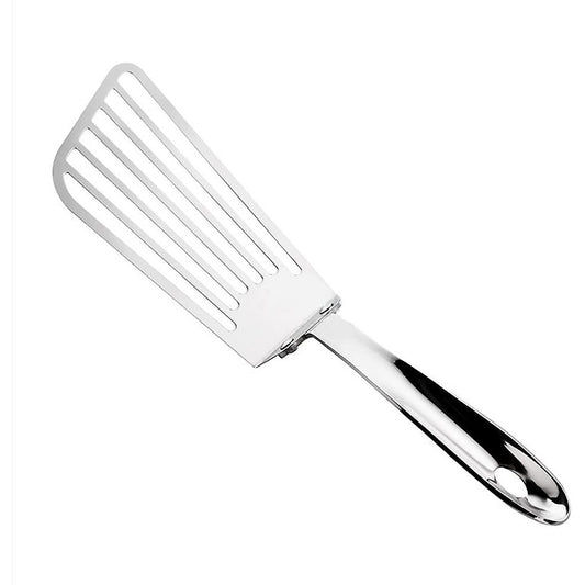 Spatula flexibila Flippy, Fish Turner, din otel, durabila, cu margini subtiri pentru taiere, pentru carne, oua, peste, multifunctionala, argintiu-0