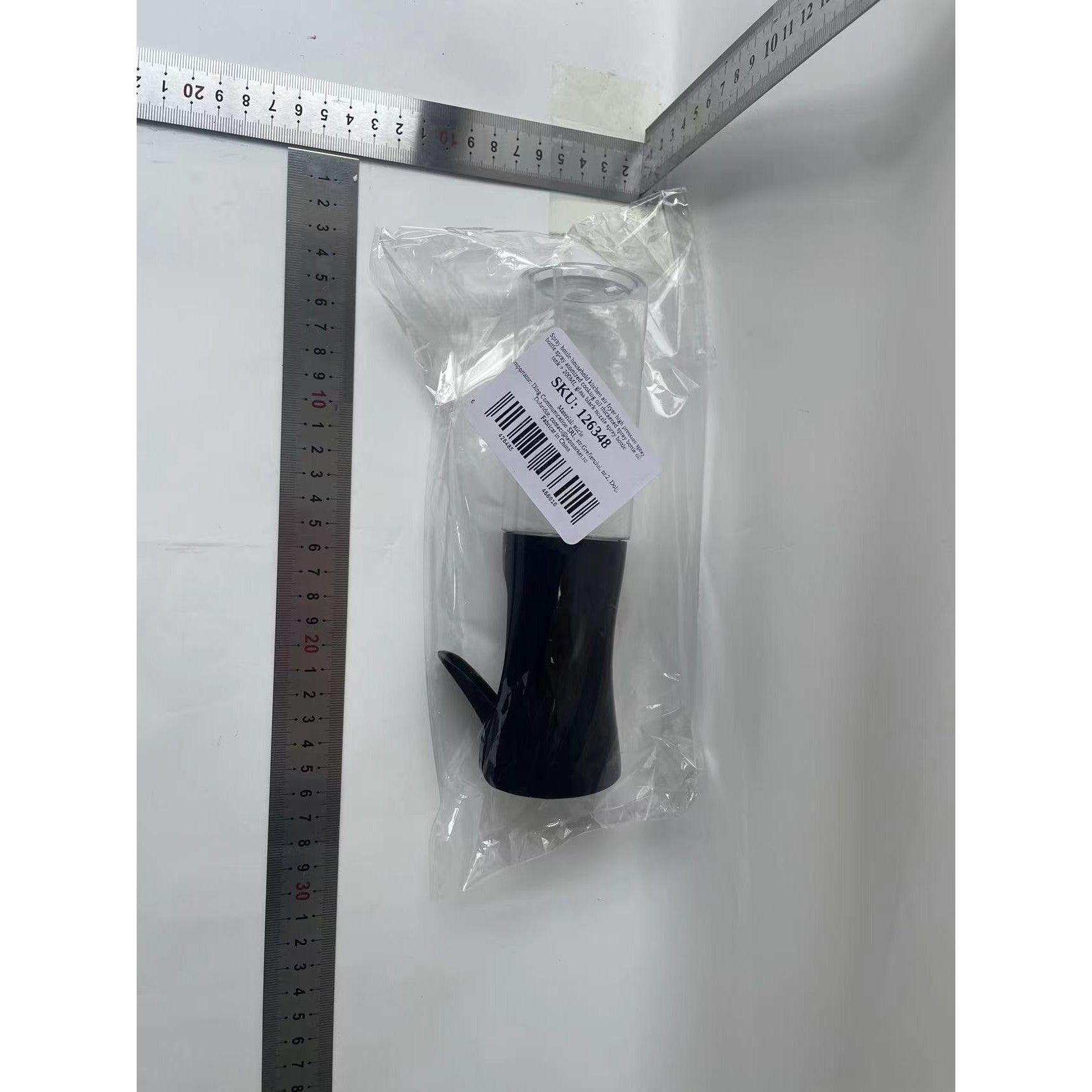 Pulverizator pentru Ulei, Otet sau Alte Lichide, Flippy, Reincarcabil, Multifunctionale, Capacitatea 200 ml, Material Plastic, 20.5x6 cm, Negru-5