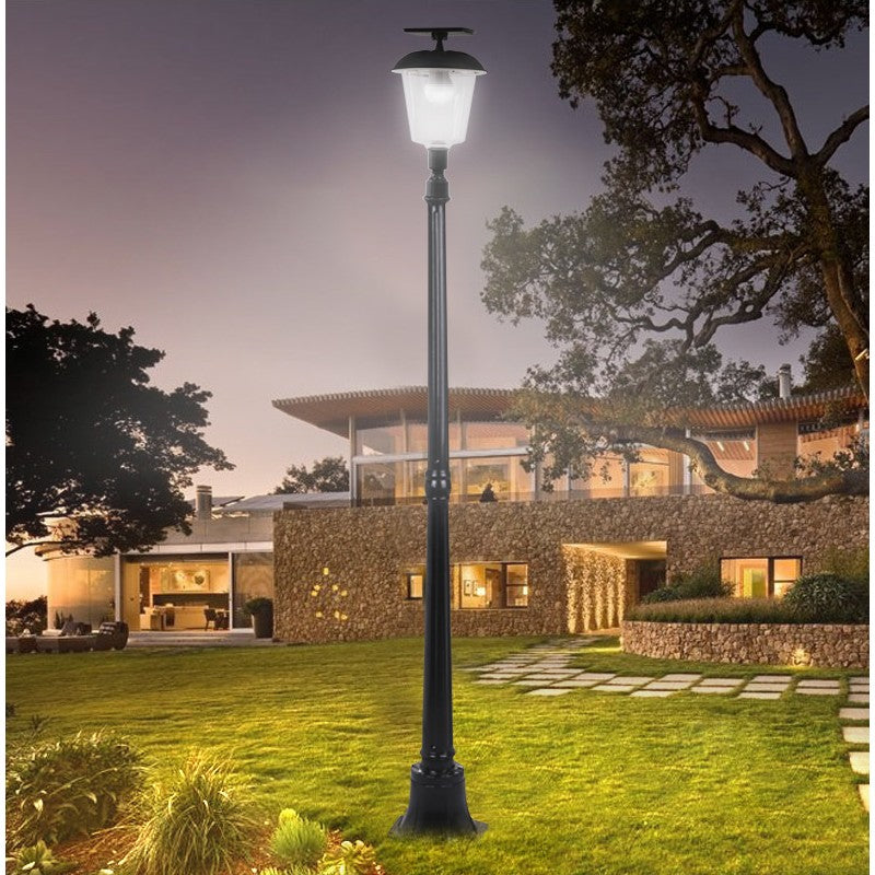 Lampa solara de tip stalp pentru gradina, Flippy, Alb Cald-2