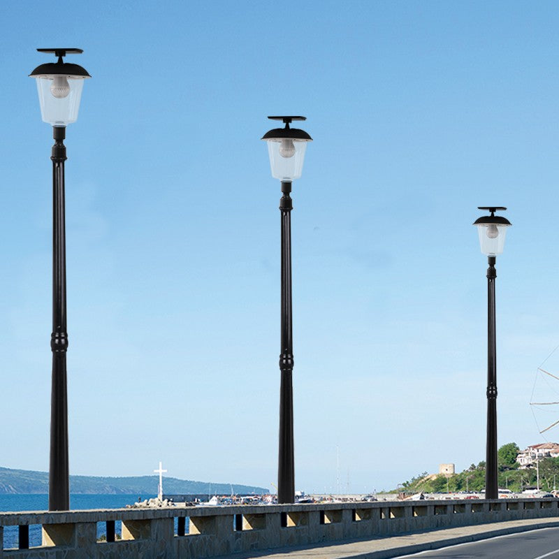 Lampa solara de tip stalp pentru gradina, Flippy, Alb Cald-4