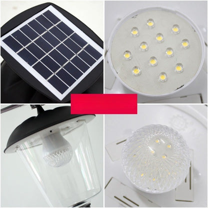 Lampa solara de tip stalp pentru gradina, Flippy, Alb Cald-5