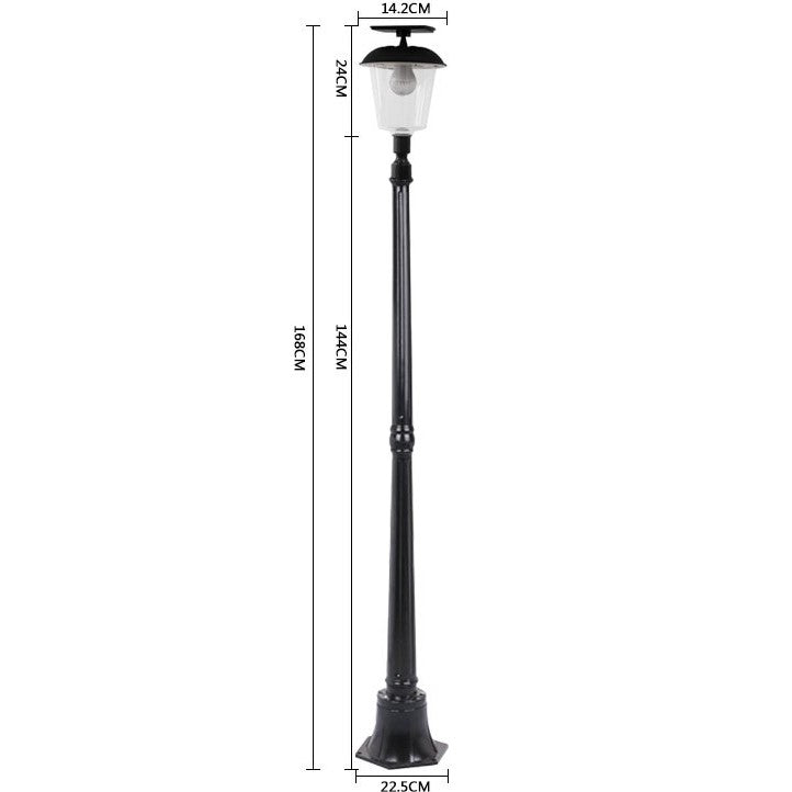Lampa solara de tip stalp pentru gradina, Flippy, Alb Cald-6