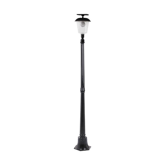 Lampa solara de tip stalp pentru gradina, Flippy, Alb Cald-0