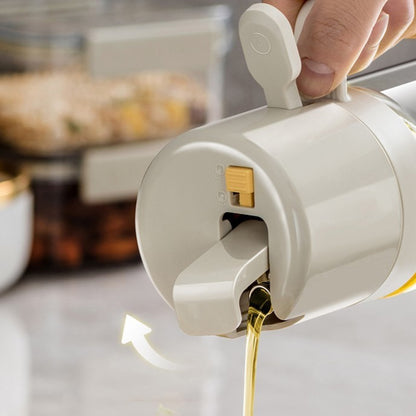 Dispenser pentru Ulei, Flippy, prin Curgere si Pulverizare, Deschidere si Inchidere Automata a Rezervorul, 550mL, 11.4x7.8x22.8cm, Gri-8