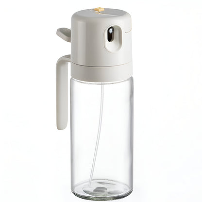 Dispenser pentru Ulei, Flippy, prin Curgere si Pulverizare, Deschidere si Inchidere Automata a Rezervorul, 550mL, 11.4x7.8x22.8cm, Gri-0