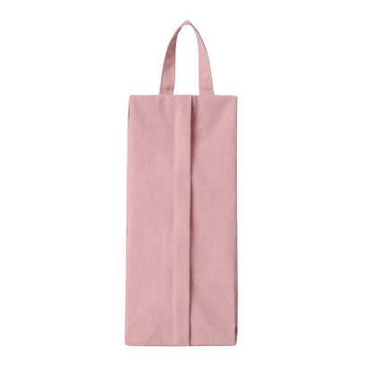 Geanta de Depozitare, Flippy, Pentru Haine Mici, Lenjerie, Sosete, Cosmetice, Impermeabila, cu Maner, 10x20x3 cm, Roz-0