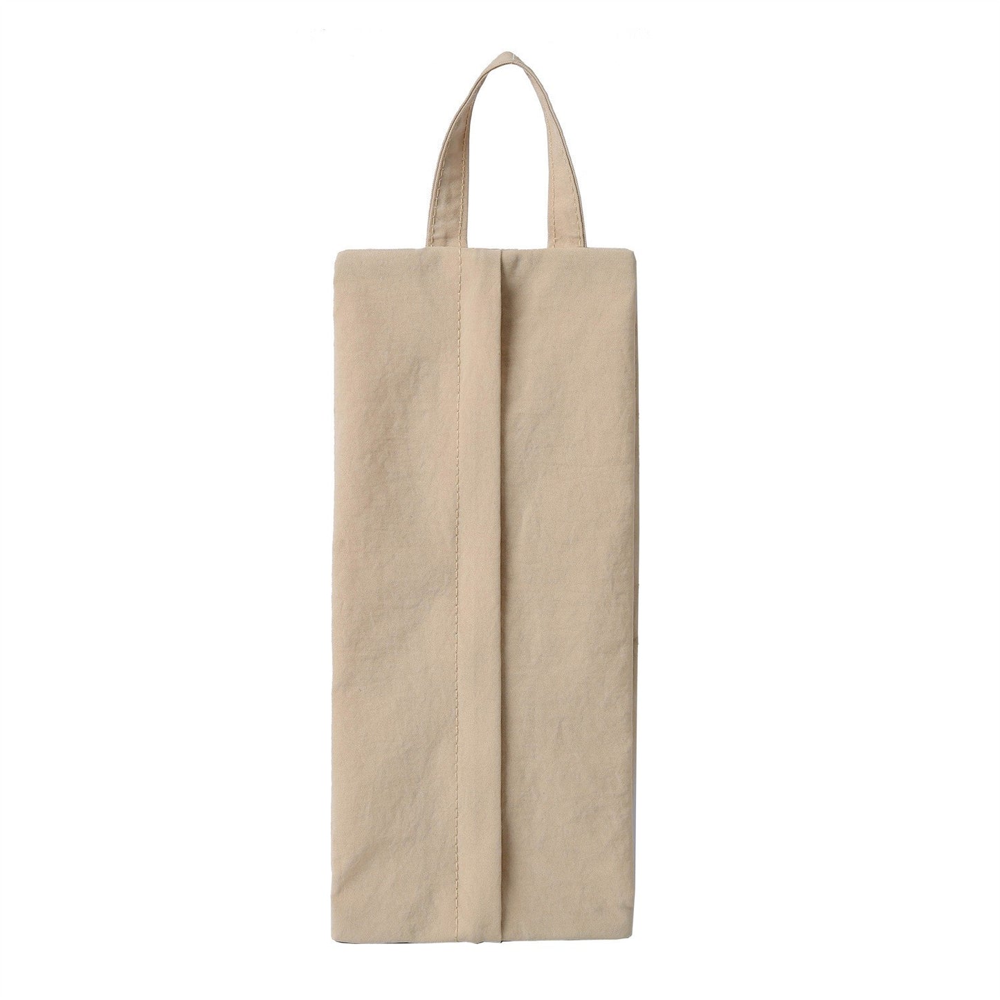 Geanta de Depozitare, Flippy, Pentru Haine Mici, Lenjerie, Sosete, Cosmetice, Impermeabila, cu Maner, 10x20x3 cm, Crem-0