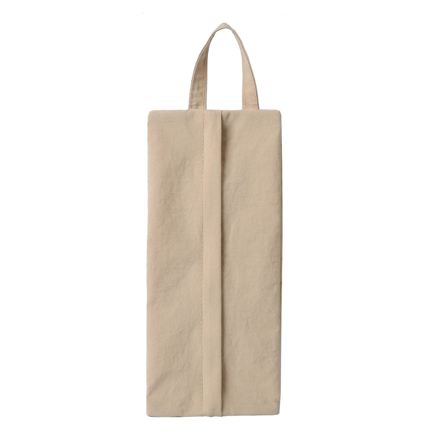 Geanta de Depozitare, Flippy, Pentru Haine Mici, Lenjerie, Sosete, Cosmetice, Impermeabila, cu Maner, 10x20x3 cm, Crem-0