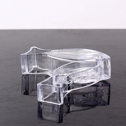 Storcator de Citrice Manual, Flippy, Rezistente, Usor de Folosit si Depozitat, Durabil, Calitativ, 12x5.2 cm, Model Peste, Transparent-5