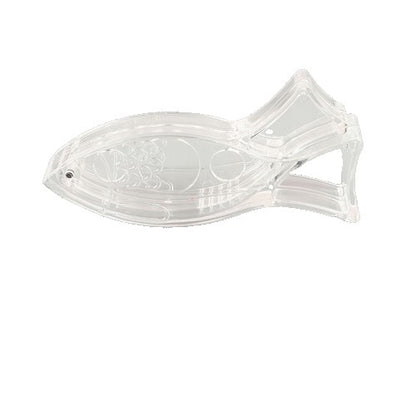Storcator de Citrice Manual, Flippy, Rezistente, Usor de Folosit si Depozitat, Durabil, Calitativ, 12x5.2 cm, Model Peste, Transparent-0