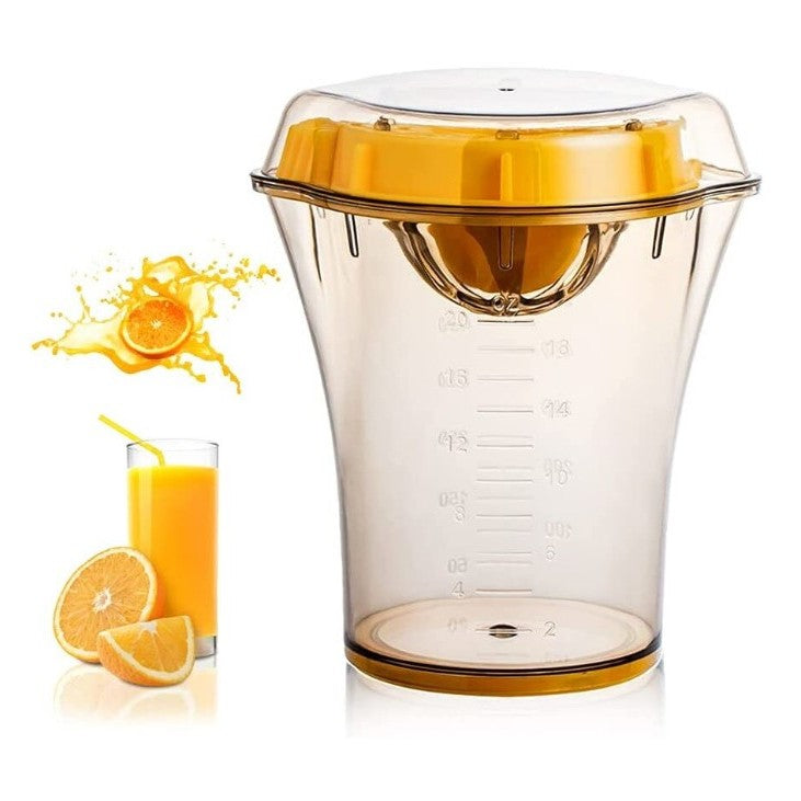 Storcator manual citricie Flippy, cu recipient de 600 ml, 15x8.5x13.5 cm, material ABS, Transparent-1