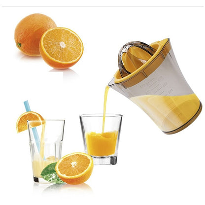 Storcator manual citricie Flippy, cu recipient de 600 ml, 15x8.5x13.5 cm, material ABS, Transparent-4